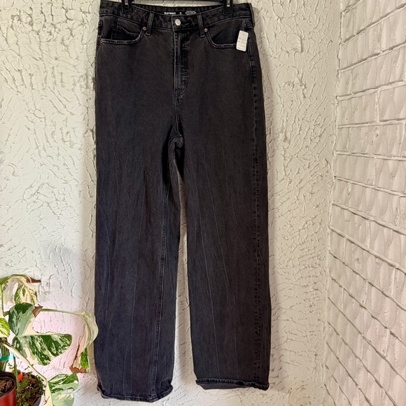 Old Navy Denim - Old Navy Women's Straight Leg Black Jeans Tall
